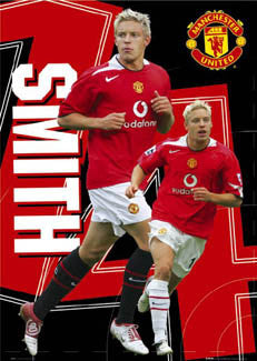 Alan Smith "Action 14" Manchester United FC Poster - GB Posters 2004