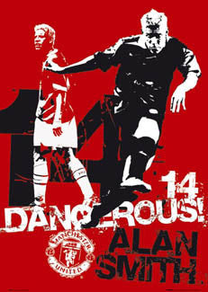 Alan Smith "Dangerous!" - GB Posters 2004