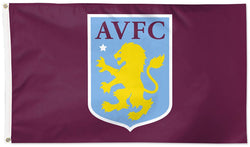 Aston Villa FC Official EPL Football Soccer Deluxe 3'x5' Team Flag - Wincraft Inc.