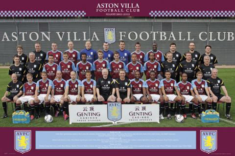 Aston Villa FC 2011/12 Official Team Portrait Poster - GB Eye (UK)