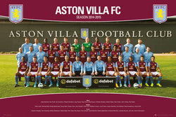 Aston Villa FC Official Team Portrait 2014/15 Soccer Poster - GB Eye (UK)