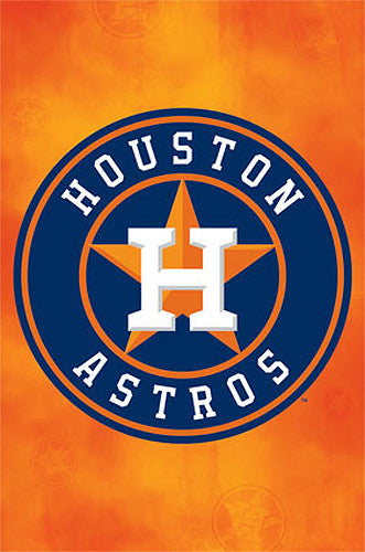 Houston Astros Official MLB Baseball Team Logo Poster - Trends  International – Sports Poster Warehouse