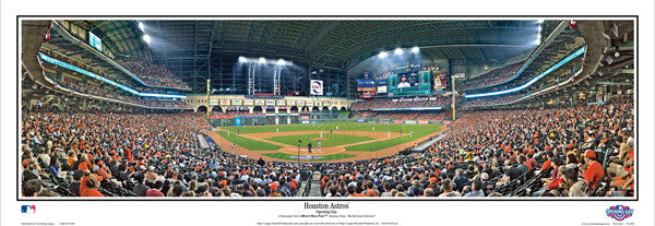 Houston Astros "Opening Day" Minute Maid Park Panoramic Poster Print - Everlasting Images