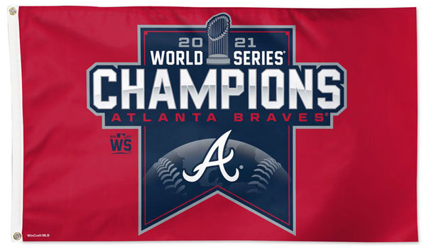 Atlanta Braves World Series Champion Custom Name Flag- K171121