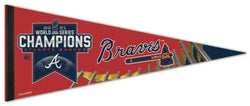 Atlanta Braves 2021 World Series Champions Premium Felt Collector's Pennant - Wincraft