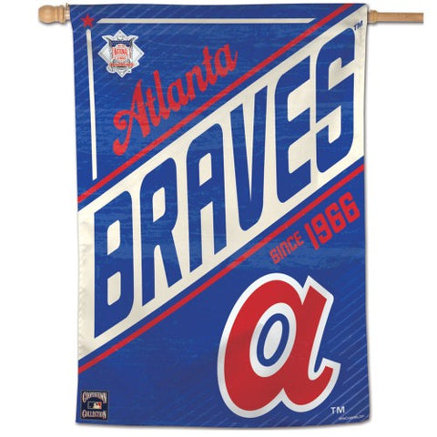 Atlanta Braves "Since 1966" Cooperstown Collection Premium 28x40 Wall Banner - Wincraft Inc.