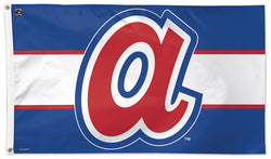 Atlanta Braves "Lower-Case A" Style (1972-80) Cooperstown Collection MLB Baseball Deluxe-Edition 3'x5' Flag - Wincraft