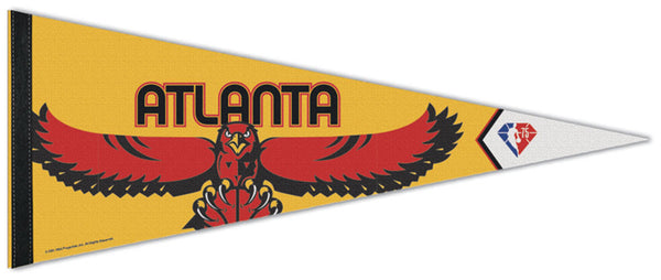 Atlanta Hawks NBA 75th Anniversary City Edition Premium Felt Pennant - Wincraft