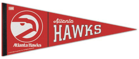 Atlanta Hawks Retro-1980s-Style NBA Basketball Premium Felt Pennant - Wincraft Inc.
