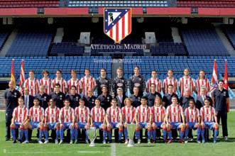 Atletico Madrid Official Team Portrait 2010/11 Poster - G.E. (Spain)