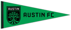 Austin FC Official MLS Soccer Team Premium Felt Pennant - Wincraft Inc.