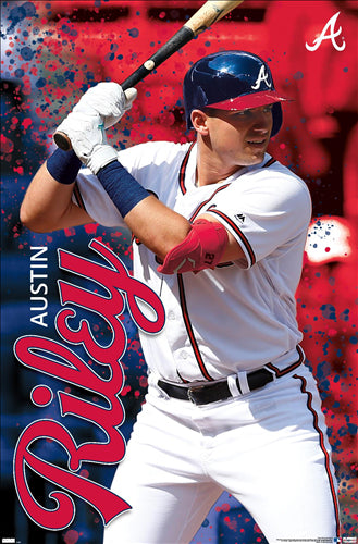 Austin Riley "Superstar" Atlanta Braves MLB Baseball Action Poster - Trends 2022