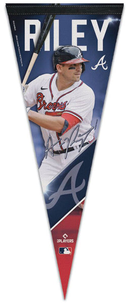 Austin Riley Signature Series Atlanta Braves Premium Felt Collector's –  Sports Poster Warehouse