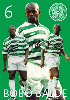 Bobo Balde "Celtic Pride" Glasgow Celtic FC Poster - GB 2003
