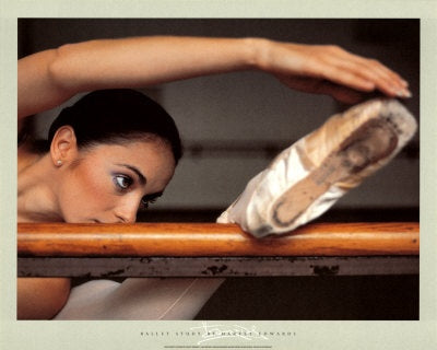 Ballet Study "Barre Stretch" by Harvey Edwards Premium Dance Poster Print  - Wizard & Genius