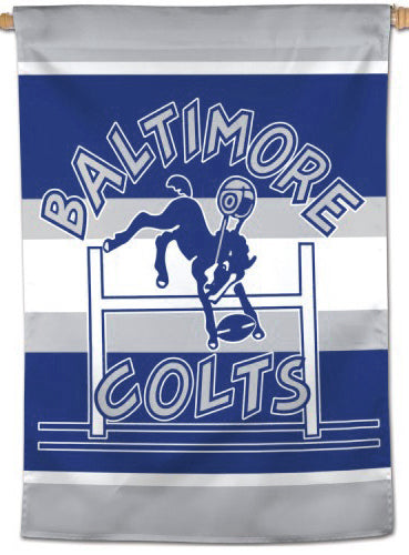 Colts Throwback Vintage Retro 3x5 Banner Flag