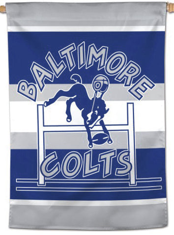 Baltimore Colts Retro 1950s Style NFL Football Premium Collector's Wall Banner - Wincraft Inc.