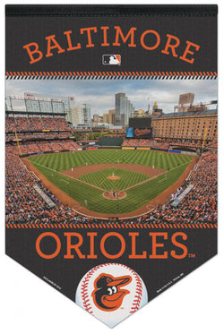 Baltimore Orioles Camden Yards Gameday Premium Felt Collector's 17x26 Banner - Wincraft