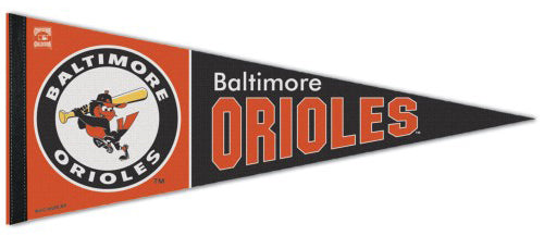 Baltimore Orioles Cooperstown Collection 1960s-80s-Style Premium Felt Pennant - Wincraft