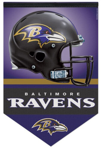 Baltimore Ravens Official NFL Football Premium Felt Banner - Wincraft Inc.