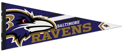 Baltimore Ravens Patch Button Circle Logo Flag Large 3x5 Banner