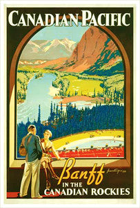 Canadian Pacific Railway "Banff Picture Window" (1936) Poster Reprint - Eurographics