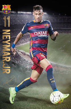 Neymar Jr. "Game Night" FC Barcelona Signature Series Official Poster - GB Eye 2015/16