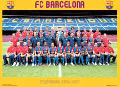 FC Barcelona 2013/14 Official Team Portrait Soccer Poster