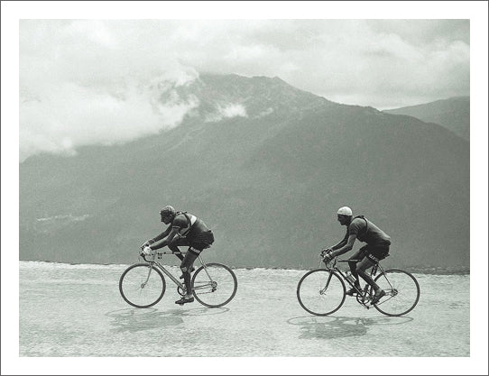 Vintage Tour de France "Archrivals Bartali and Coppi" Print - Presse 'e Sports Sports Poster Warehouse