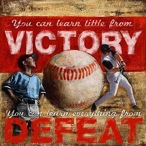 Baseball "Victory/Defeat" Motivational - Image Source