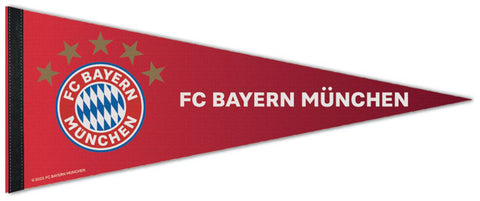 FC Bayern Munich 5-Star-Style Bundesliga Soccer Premium Felt Collector's Pennant - Wincraft