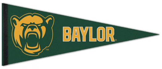 Baylor University Bears Official NCAA Team Logo Premium Felt Collector's Pennant - Wincraft Inc.
