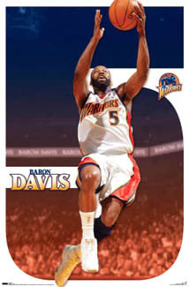 Baron Davis "Superstar" Golden State Warriors Poster - Costacos 2007