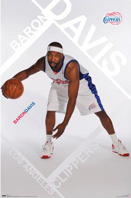 Baron Davis "Bring It!" Los Angeles Clippers Poster - Costacos 2008