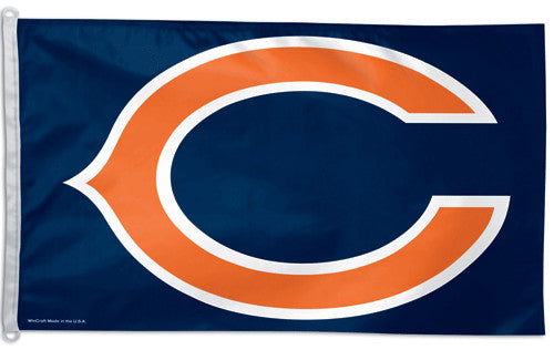 Chicago Bears "Big-C" Official NFL Football 3'x5' Flag - Wincraft Inc.