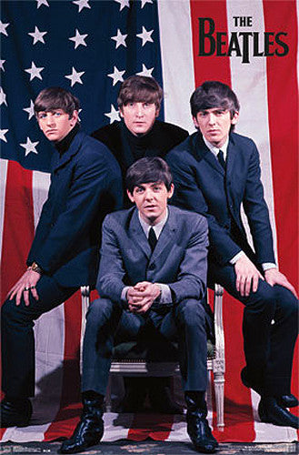 The Beatles Take America (1964) Classic Music Poster - Trends International