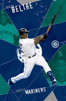 Adrian Beltre "Belted" Seattle Mariners Poster - Costacos 2005
