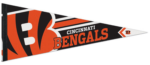 Cincinnati Bengals Official NFL Football Logo-Style Premium Felt Pennant - Wincraft Inc.