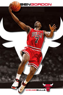 Ben Gordon "Brilliant" Chicago Bulls Poster - Costacos 2007