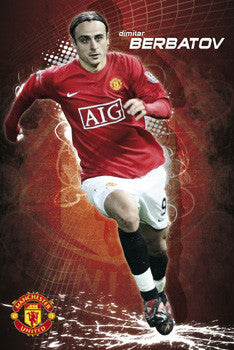 Dimitar Berbatov "Sensation" Manchester United FC Soccer Poster - GB Eye 2008