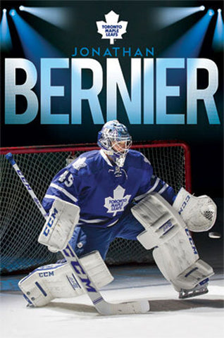 Jonathan Bernier "Spotlight" Toronto Maple Leafs NHL Hockey Poster - Costacos 2013