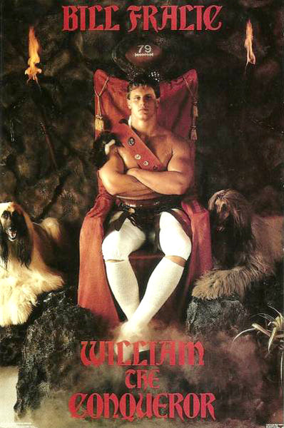 Bill Fralic "The Conqueror" (1987) Atlanta Falcons Poster - Costacos Brothers