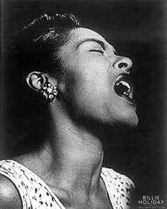 Billie Holiday "Songstress Portrait" (c.1940) - photographer William P. Gottlieb