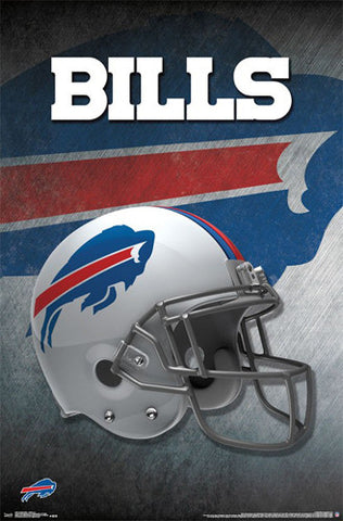 Buffalo Bills Official NFL Football Team Helmet Logo Poster - Trends International
