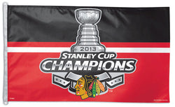 Chicago Blackhawks 2013 Stanley Cup Champs Official NHL 3'x5' Flag - WIncraft - LAST ONE