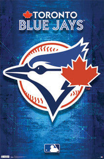 Toronto Blue Jays Official MLB Team Logo Poster - Costacos Sports