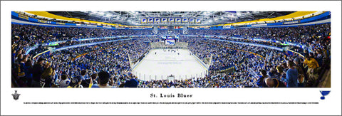 St. Louis Blues Scottrade Center 2013 Playoffs Panoramic Poster Print - Blakeway