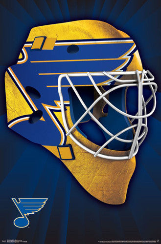 St. Louis Blues Official NHL Hockey Team Logo Mask-Style Poster - Tren ...