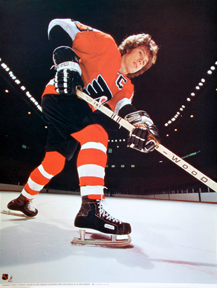 Men's Philadelphia Flyers Bobby Clarke CCM Vintage Orange Jersey