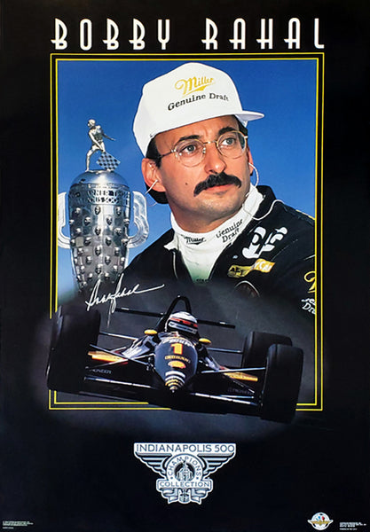Bobby Rahal Indy 500 Champion Series Racing Superstar Poster - Costacos Brothers 1994